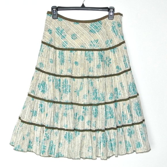 ANTHROPOLOGIE FEI Festival Midi Skirt‎ Size 2 - Picture 1 of 5